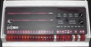 PDP11/45 console. Image courtesy of John Holden's PDP11 page.