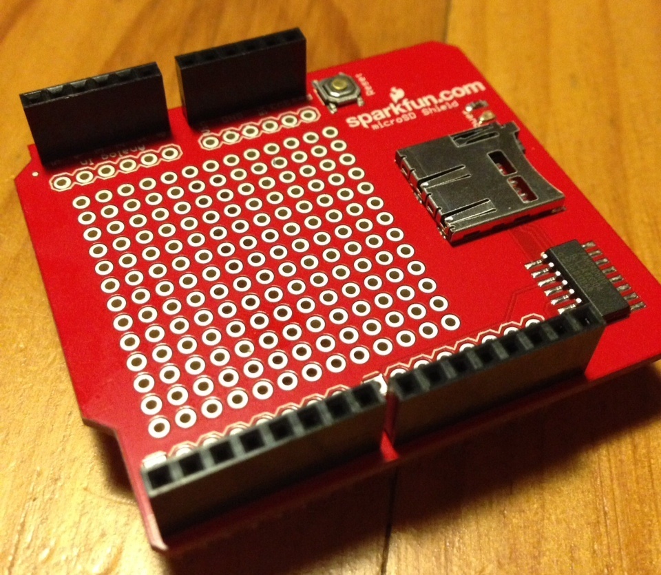 Sparkfun micro SD card shield