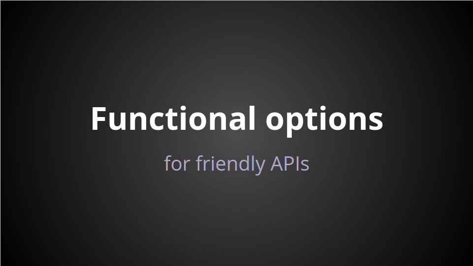 Function options